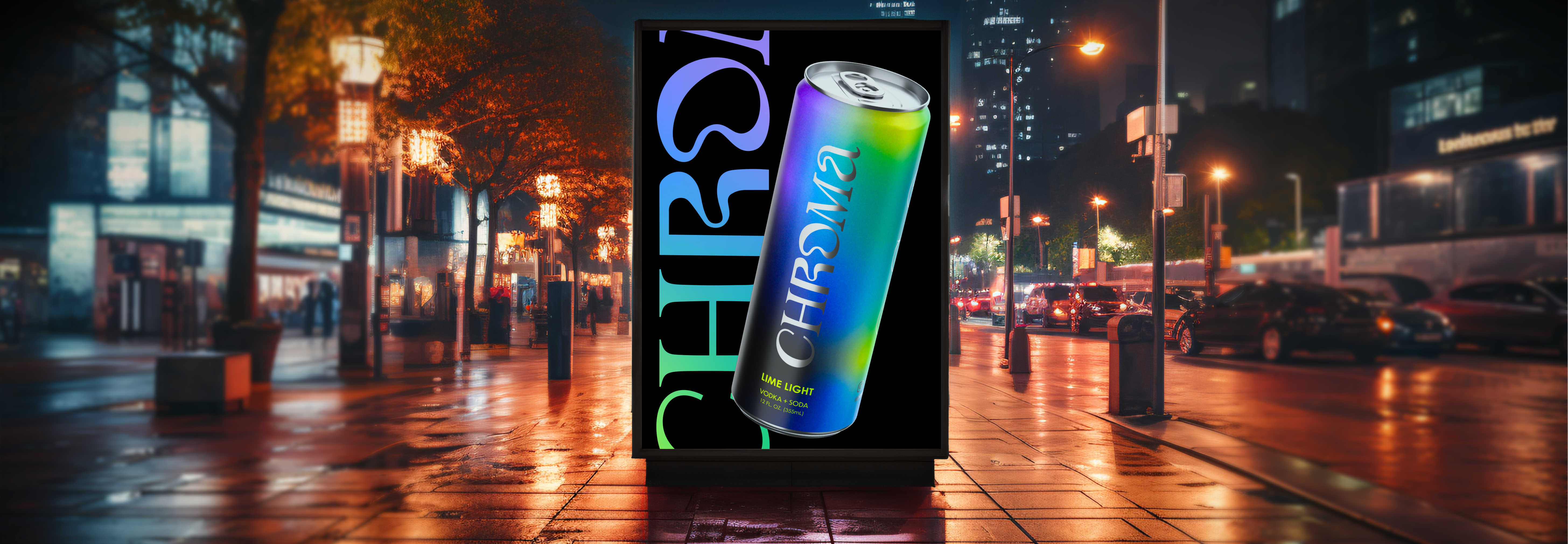 Chroma Case Study Banner Street Billboard