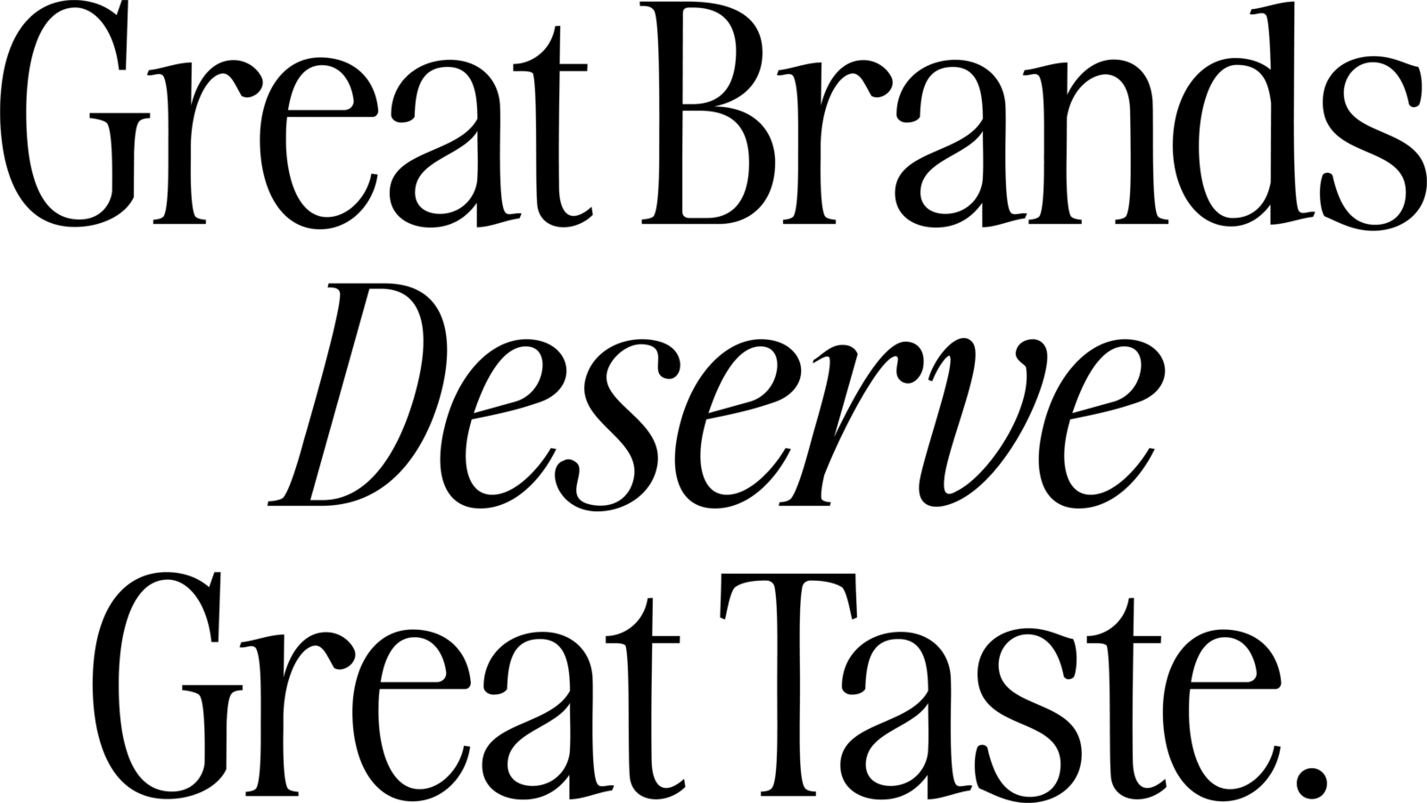 Header 2_Web and mobile great brands deserve great taste