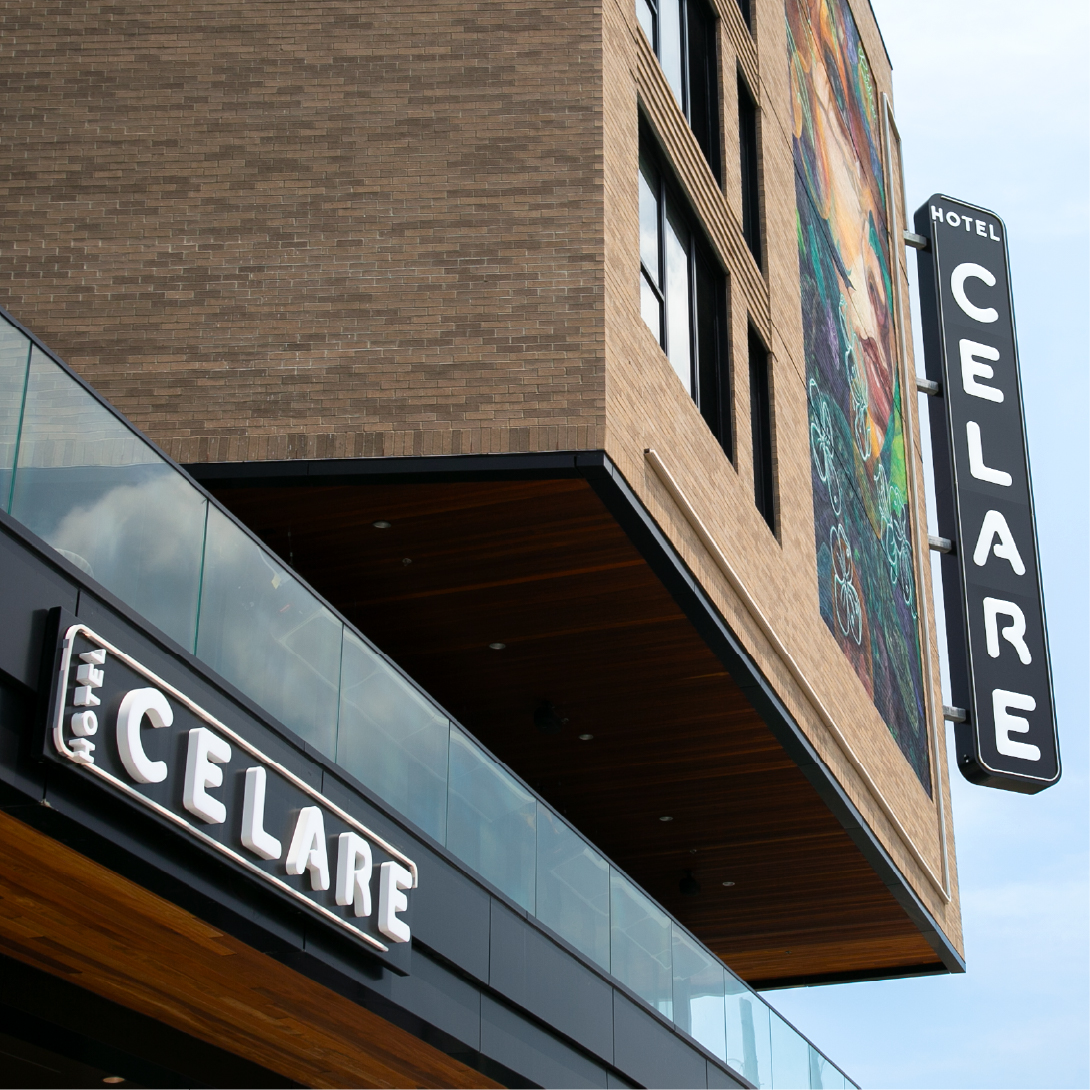 Hotel Celare Signage Image